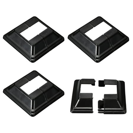 Deck Post Base Cover 4Pcs Split Style Post Bracket 42x21mm/1.65x0.83 Post Base for Hand and Stair Rails
Deck Post Base Cover 4Pcs Split Style Post Bracket 42x21mm/1.65x0.83 Post Base for Hand and Stair Rails