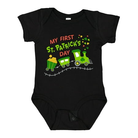 Inktastic My First St. Patrick s Day Shamrock Train Gift Baby Boy or Baby Girl Bodysuit
Inktastic My First St. Patrick s Day Shamrock Train Gift Baby Boy or Baby Girl Bodysuit