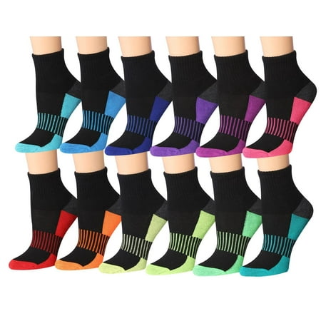 Tipi Toe Women s 12-Pairs Running & Athletic Sports Performance Ankle/Quarter Socks For Women (WQ17)
Tipi Toe Women s 12-Pairs Running & Athletic Sports Performance Ankle/Quarter Socks For Women (WQ17)