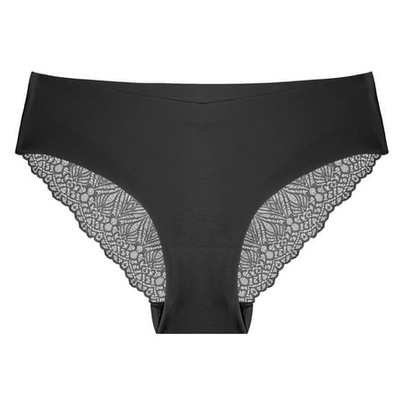 TAIAOJING Thongs For Women Lace Floral Seamless High Waist Patchwork Lace Panties Solid Soft Lingerie Panties Ladies Underwear Pack Of 3
TAIAOJING Thongs For Women Lace Floral Seamless High Waist Patchwork Lace Panties Solid Soft Lingerie Panties Ladies Underwear Pack Of 3