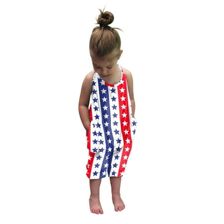 KONBECA Baby Boys Girls Rompers Infants Pure Cotton Coverall Girls Independence Day Romper Sling Sleeveless Backless Short Jumpsuit Outfits (1-5 Years)
KONBECA Baby Boys Girls Rompers Infants Pure Cotton Coverall Girls Independence Day Romper Sling Sleeveless Backless Short Jumpsuit Outfits (1-5 Years)