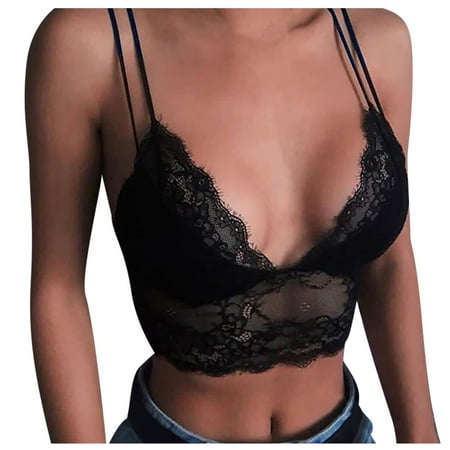 Qcmgmg Women s Eyelash Strappy Wireless Bra Support Comfort Lace Bralette Plus Size XXXL
Qcmgmg Women s Eyelash Strappy Wireless Bra Support Comfort Lace Bralette Plus Size XXXL