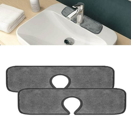 Monfince 2PCS Faucet Absorbent Mat Kitchen Faucet Sink Splash Guard Microfiber Cloth Faucet Splash Catcher Water Absorbent Mat 62.5x13cm/24.6x5in
Monfince 2PCS Faucet Absorbent Mat Kitchen Faucet Sink Splash Guard Microfiber Cloth Faucet Splash Catcher Water Absorbent Mat 62.5x13cm/24.6x5in