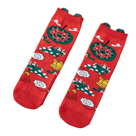 One opening Women Juniors Christmas Socks Knitting Cartoon 3D Ear Middle Tube Socks Female Gift Knitting Wear for Teen Girls
One opening Women Juniors Christmas Socks Knitting Cartoon 3D Ear Middle Tube Socks Female Gift Knitting Wear for Teen Girls