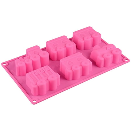 Foaenda Train Silicone Cake Molds | 6 Cavity DIY Silicone Baking Molds for Oven | Non Stick Cake Molds for Chocolate Cookies Baking for Christmas Party
Foaenda Train Silicone Cake Molds | 6 Cavity DIY Silicone Baking Molds for Oven | Non Stick Cake Molds for Chocolate Cookies Baking for Christmas Party