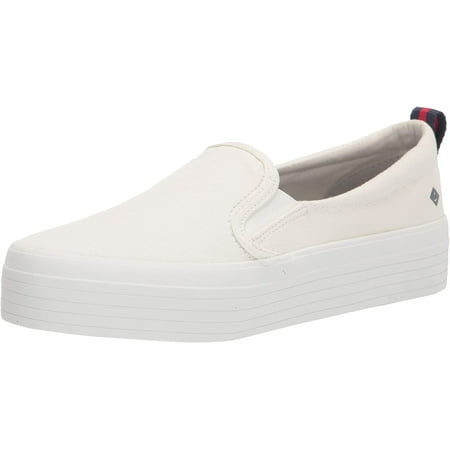 Sperry Womens Crest Vibe Platform Mule Sneaker 6 White