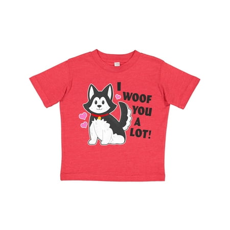 Inktastic I Woof You a Lot with Husky Dog Illustration Gift Toddler Boy or Toddler Girl T-Shirt
Inktastic I Woof You a Lot with Husky Dog Illustration Gift Toddler Boy or Toddler Girl T-Shirt