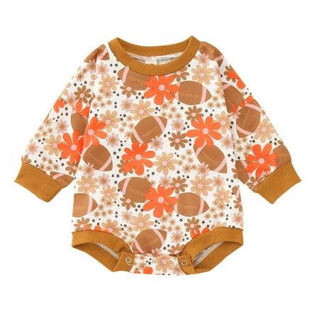 ZHAGHMIN Girl Romper Babys Boys Girls Winter Long Sleeve Hoodie Romper Bodysuit Clothes Rugby Ball Printing Brown New Born Baby Boy New Born Girl Outfits Baby Take Home Outfits Body Suits Ba
ZHAGHMIN Girl Romper Babys Boys Girls Winter Long Sleeve Hoodie Romper Bodysuit Clothes Rugby Ball Printing Brown New Born Baby Boy New Born Girl Outfits Baby Take Home Outfits Body Suits Ba
