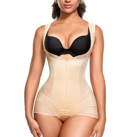Eleady Women Shapewear Waist Trainer Shapewear Bodysuit Corset Tummy Control Body Shaper Lace Butt Lifter Panty Fajas Colombianas(Beige X-Large)
Eleady Women Shapewear Waist Trainer Shapewear Bodysuit Corset Tummy Control Body Shaper Lace Butt Lifter Panty Fajas Colombianas(Beige X-Large)