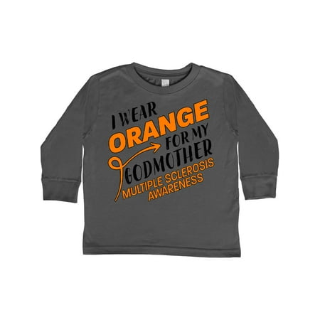 Inktastic I Wear Orange for my Godmother- Multiple Sclerosis awareness Gift Toddler Boy or Toddler Girl Long Sleeve T-Shirt
Inktastic I Wear Orange for my Godmother- Multiple Sclerosis awareness Gift Toddler Boy or Toddler Girl Long Sleeve T-Shirt