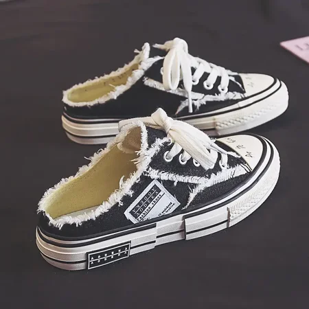 Women‘s Solid Color Slip On Canvas Shoes Round Toe Platform Skate Shoes Women‘s Footwear
Women‘s Solid Color Slip On Canvas Shoes Round Toe Platform Skate Shoes Women‘s Footwear