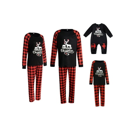 Calsunbaby Family Christmas Matching Pajamas Set Plaid Elk Print Pjs Nightwear Loungewear Jumper Tops + Pants For Adult Kids
Calsunbaby Family Christmas Matching Pajamas Set Plaid Elk Print Pjs Nightwear Loungewear Jumper Tops + Pants For Adult Kids
