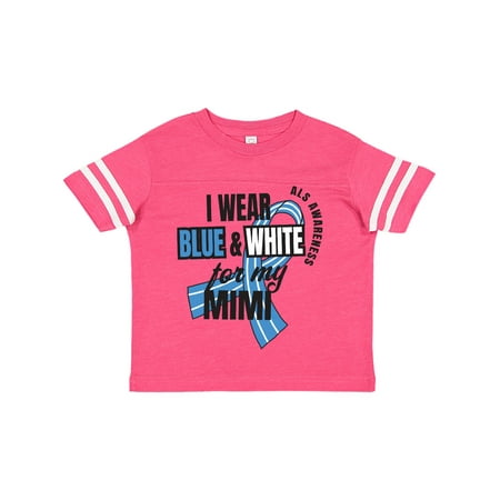 Inktastic I Wear Blue and White For My Mimi ALS Awareness Gift Toddler Boy or Toddler Girl T-Shirt
Inktastic I Wear Blue and White For My Mimi ALS Awareness Gift Toddler Boy or Toddler Girl T-Shirt