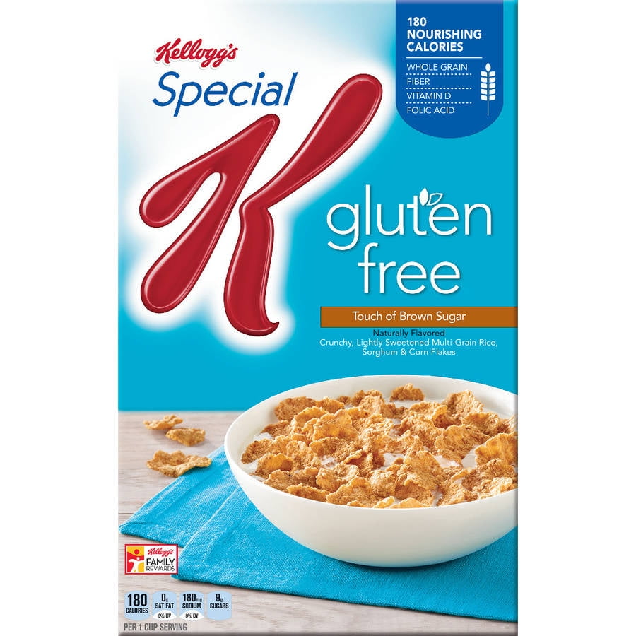 Kellogg\u0026#39;s Special K Gluten Free Touch of Brown Sugar Cereal, 11 oz ...