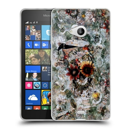 OFFICIAL RIZA PEKER SKULLS 8 SOFT GEL CASE FOR MICROSOFT PHONES