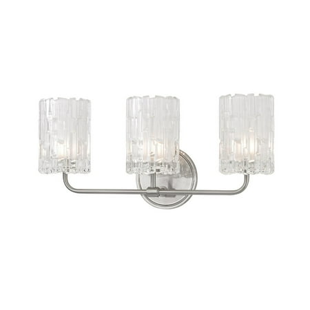 3 Light Bath Vanity 18.25 inches Wide By 8.5 inches High Satin Nickel Bailey Street Home 116-Bel-2120717
3 Light Bath Vanity 18.25 inches Wide By 8.5 inches High Satin Nickel Bailey Street Home 116-Bel-2120717