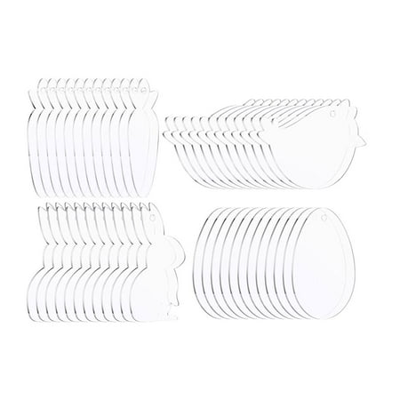 Sardfxul 48pcs/set Acrylic Easter Ornament Blanks Hanging Tree Pendant Clear DIY Craft
Sardfxul 48pcs/set Acrylic Easter Ornament Blanks Hanging Tree Pendant Clear DIY Craft