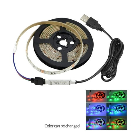 USB LED Strip Light 5V RGB 3-key Controller TV Background Backlight Lamp Tape for Indoor Decoration
USB LED Strip Light 5V RGB 3-key Controller TV Background Backlight Lamp Tape for Indoor Decoration