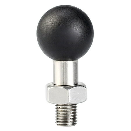 FTjfrsbc Motorcycle Rearview Mirror Ball Clamp Base Phone Holder Bolt Screw (M10)