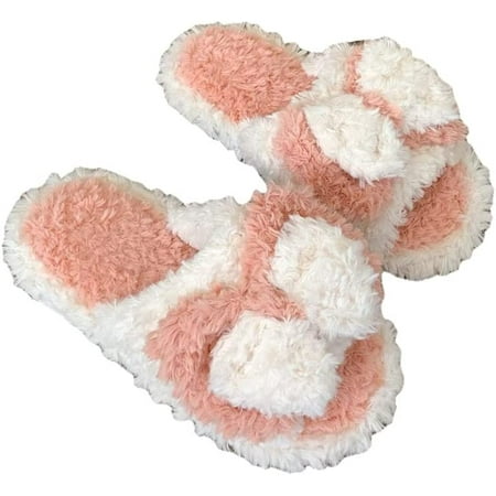 PIKADINGNIS Fuzzy Slippers Bowknot Slippers House Slippers for Women Womens Home Slippers Open Toe Slippers for Women
PIKADINGNIS Fuzzy Slippers Bowknot Slippers House Slippers for Women Womens Home Slippers Open Toe Slippers for Women
