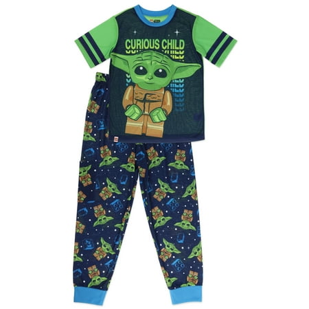 LEGO Star Wars Pajamas for Boys 2-Piece Loungepant Set Navy Size 8