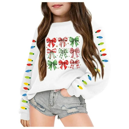Hoodies for Girls Christmas Bow Xmas Fall Plus Size Pullovers Fashion Holiday Print Hoodies for Boys
Hoodies for Girls Christmas Bow Xmas Fall Plus Size Pullovers Fashion Holiday Print Hoodies for Boys