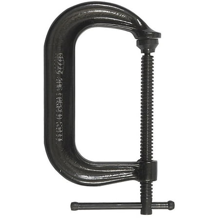 Bessey Drop Forged C-Clamp 4 Inch Capacity 3-1/4 Inch Throat Depth