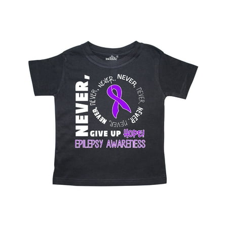 Inktastic Never give up Hope Epilepsy Awareness Gift Toddler Boy or Toddler Girl T-Shirt
Inktastic Never give up Hope Epilepsy Awareness Gift Toddler Boy or Toddler Girl T-Shirt