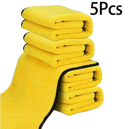WANYNG 5PC Car Extra Thick Coral Velvet Cleaning Cloths Soft Reusable Polishing Towel Wire Interior Lights
WANYNG 5PC Car Extra Thick Coral Velvet Cleaning Cloths Soft Reusable Polishing Towel Wire Interior Lights