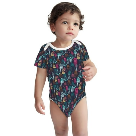 Kdxio Colorful Dreamcatcher1 Pattern Unisex Baby Cotton Short Sleeve Bodysuits-2 Years
Kdxio Colorful Dreamcatcher1 Pattern Unisex Baby Cotton Short Sleeve Bodysuits-2 Years