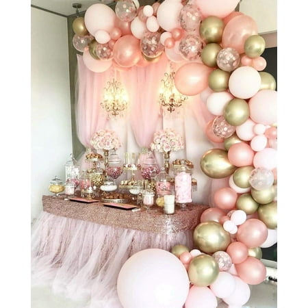 126 Pieces Rose Gold Balloons Birthday Party Decorations for Women Rose Gold Balloon Garland Arch K
126 Pieces Rose Gold Balloons Birthday Party Decorations for Women Rose Gold Balloon Garland Arch K