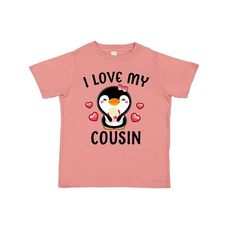 Inktastic I Love My Cousin with Cute Penguin and Hearts Gift Toddler Toddler Girl T-Shirt
Inktastic I Love My Cousin with Cute Penguin and Hearts Gift Toddler Toddler Girl T-Shirt