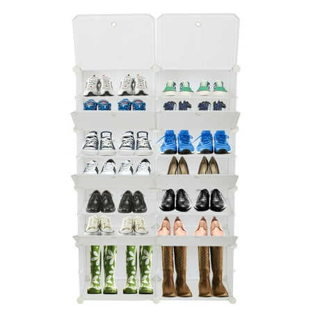 Sales Promotion! 7-Tier Portable 28 Pair Shoe Rack Organizer 14 Grids Tower Shelf Storage Cabinet Stand Expandable for Heels Boots Slippers White
Sales Promotion! 7-Tier Portable 28 Pair Shoe Rack Organizer 14 Grids Tower Shelf Storage Cabinet Stand Expandable for Heels Boots Slippers White