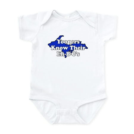 CafePress - Yoopers Know Their Eh B C s Infant Bodysuit - Baby Light Bodysuit Size Newborn - 24 Months
CafePress - Yoopers Know Their Eh B C s Infant Bodysuit - Baby Light Bodysuit Size Newborn - 24 Months