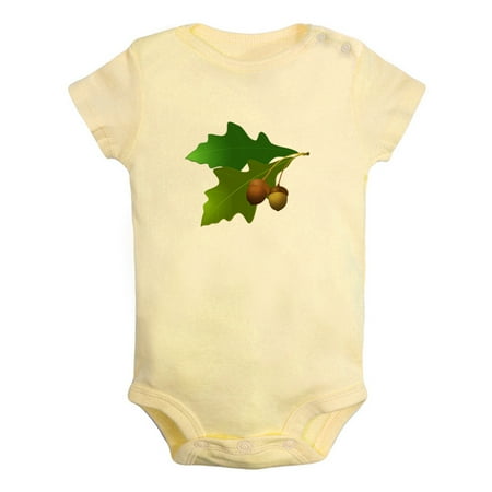 Nature Pattern Acorn Rompers For Babies Newborn Baby Unisex Bodysuits Infant Jumpsuits Toddler 0-24 Months Kids One-Piece Oufits (Yellow 6-12 Months)
Nature Pattern Acorn Rompers For Babies Newborn Baby Unisex Bodysuits Infant Jumpsuits Toddler 0-24 Months Kids One-Piece Oufits (Yellow 6-12 Months)