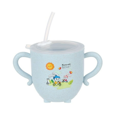 Portable Leak Proof Drop-Resistant Children Drinking Bottle Water Bottles Milk Cup Straw Cup BLUE
Portable Leak Proof Drop-Resistant Children Drinking Bottle Water Bottles Milk Cup Straw Cup BLUE