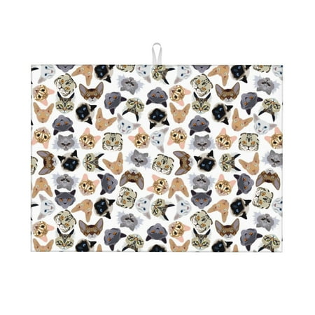 Dish Drying Mat cute cats A Highly Absorbent Microfiber Drying Mat Kitchen Counter or Sink Drawer Liner 18x24 Kitchen Drying Mat Coffee Mat Kitchen Essentials
Dish Drying Mat cute cats A Highly Absorbent Microfiber Drying Mat Kitchen Counter or Sink Drawer Liner 18x24 Kitchen Drying Mat Coffee Mat Kitchen Essentials