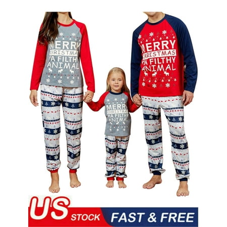 Matching Family Pajamas Sets Christmas Sleepwear Printed Long Sleeve and Pants Nightwear
Matching Family Pajamas Sets Christmas Sleepwear Printed Long Sleeve and Pants Nightwear
