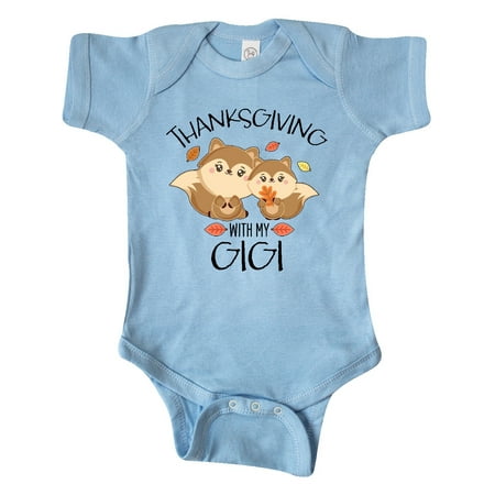 Inktastic Thanksgiving with my Gigi Cute Squirrel Family Gift Baby Boy or Baby Girl Bodysuit
Inktastic Thanksgiving with my Gigi Cute Squirrel Family Gift Baby Boy or Baby Girl Bodysuit