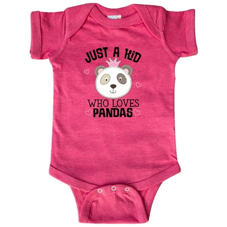 Inktastic Cute Panda Gift for Girls Gift Baby Girl Bodysuit