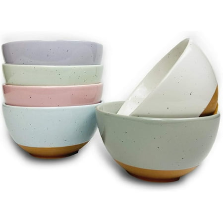 Ceramic Small Dessert Bowls - 16oz Set of 6 - Microwave Oven and Dishwasher Safe For Rice Ice Cream Soup Snacks Cereal Chili Side Dishes etc - Microwavable Kitchen Bowl Assorted Colors
Ceramic Small Dessert Bowls - 16oz Set of 6 - Microwave Oven and Dishwasher Safe For Rice Ice Cream Soup Snacks Cereal Chili Side Dishes etc - Microwavable Kitchen Bowl Assorted Colors