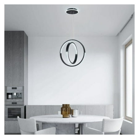 WANCQ 2 Rings Crystal Shape Light Fixture LED Chandelier Dimmable with Control
WANCQ 2 Rings Crystal Shape Light Fixture LED Chandelier Dimmable with Control