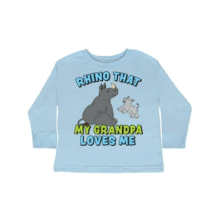 Inktastic Rhino That My Grandpa Loves Me with Cute Rhinos Gift Toddler Boy or Toddler Girl Long Sleeve T-Shirt
Inktastic Rhino That My Grandpa Loves Me with Cute Rhinos Gift Toddler Boy or Toddler Girl Long Sleeve T-Shirt