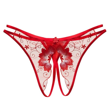 XINSHIDE Women Low Waist Sexy Flower Embroidery Hollow Out Transparent Mesh Thong Open Crotch Free Underwear Women Underwear Sexy
XINSHIDE Women Low Waist Sexy Flower Embroidery Hollow Out Transparent Mesh Thong Open Crotch Free Underwear Women Underwear Sexy
