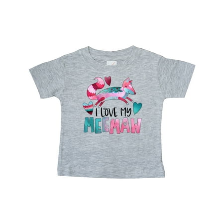 Inktastic I Love My Meemaw Pink and Blue Fox with Hearts Gift Baby Boy or Baby Girl T-Shirt
Inktastic I Love My Meemaw Pink and Blue Fox with Hearts Gift Baby Boy or Baby Girl T-Shirt