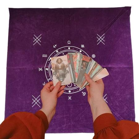 Altar Tarot Cloth | 23x23inch Astrology Tarot Cards Velvet Table Cloth | Tarot Spread Cloth with 12 Constellations Pattern Witchcraft Supplies Square Tarot Table Cover
Altar Tarot Cloth | 23x23inch Astrology Tarot Cards Velvet Table Cloth | Tarot Spread Cloth with 12 Constellations Pattern Witchcraft Supplies Square Tarot Table Cover