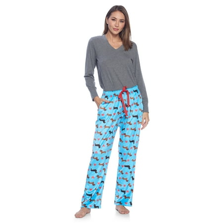 Ashford & Brooks Women s Jersey Knit Long-Sleeve Top and Mink Fleece Bottom Pajama Set
Ashford & Brooks Women s Jersey Knit Long-Sleeve Top and Mink Fleece Bottom Pajama Set