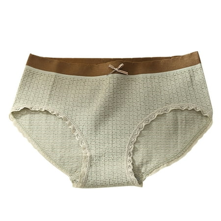 TAIAOJING Women Thong Solid Color Matching Bow Tie Cotton No Traces Stretch Ladies Mid Waisted Briefs Panties Ladies Underwear
TAIAOJING Women Thong Solid Color Matching Bow Tie Cotton No Traces Stretch Ladies Mid Waisted Briefs Panties Ladies Underwear