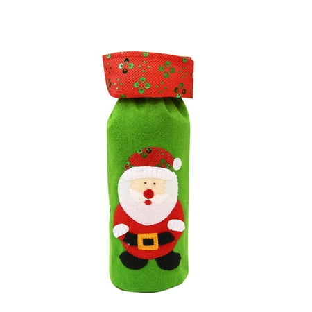 Dianopex Household Essentials Glitter Embroidered Christmas Bottle Bag Santa Snowman And Reindeer Design For Gifting And Table Decoration In Hotels And Restaurants
Dianopex Household Essentials Glitter Embroidered Christmas Bottle Bag Santa Snowman And Reindeer Design For Gifting And Table Decoration In Hotels And Restaurants