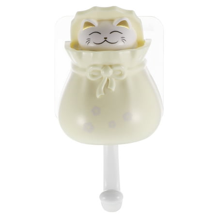 Lucky Bag Cat Wall Hook Adorable Plastic Adhesive No Punching Decoration Storage Wall Hanger for Bedroom Porch Kitchen Yellow
Lucky Bag Cat Wall Hook Adorable Plastic Adhesive No Punching Decoration Storage Wall Hanger for Bedroom Porch Kitchen Yellow